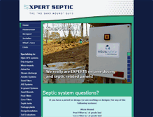 Tablet Screenshot of expertseptic.com